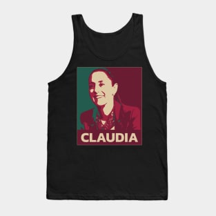 Caludia Sheinbaum Poster Tank Top